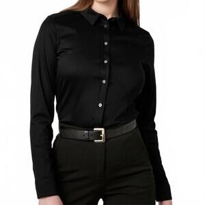 NEW DESOTO pia basic blouse in black